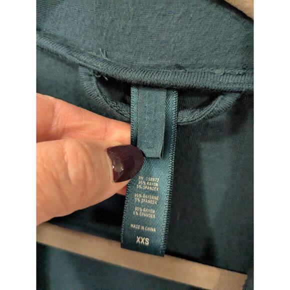 SKIMS Women's Size XXS Sleep Knit Open Front Robe Cardigan Green - Picture 3 of 6